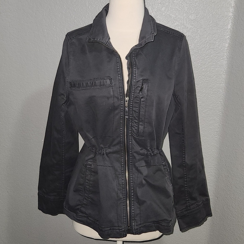DAILY Ritual Cargo Jacket Size US 8 UK 12 EU 40 Dark Grey